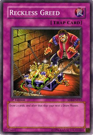 Image of Reckless Greed (SD8-EN033) - Structure Deck: Lord of the Storm Unlimited