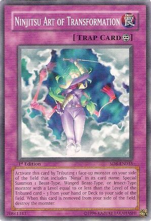 Image of Ninjitsu Art of Transformation (SD8-EN035) - Structure Deck: Lord of the Storm 1st Edition