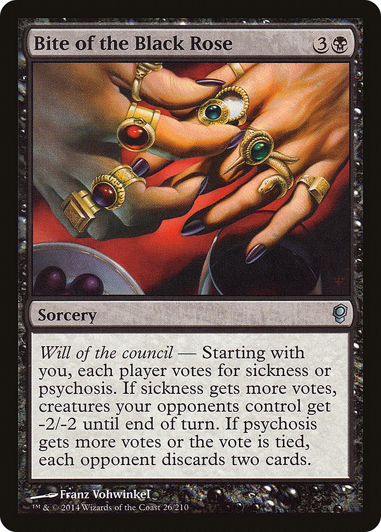Image of Bite of the Black Rose (CNS-026) - Conspiracy Foil