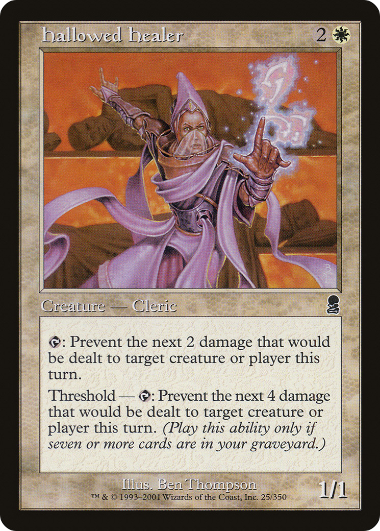 Image of Hallowed Healer (ODY-025) - Odyssey