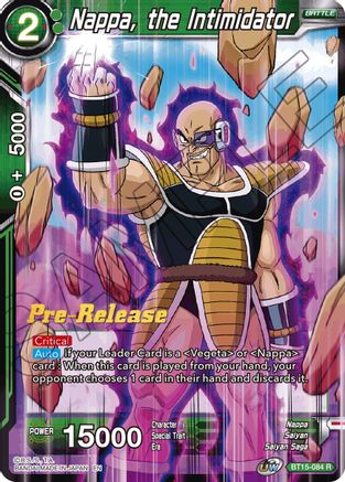 Image of Nappa, the Intimidator (BT15-084) - Saiyan Showdown PreRelease Cards