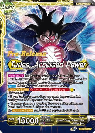Image of Turles // Turles, Accursed Power (BT15-092) - Saiyan Showdown PreRelease Cards