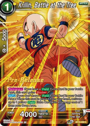 Image of Krillin, Battle at the Tree (BT15-099) - Saiyan Showdown PreRelease Cards