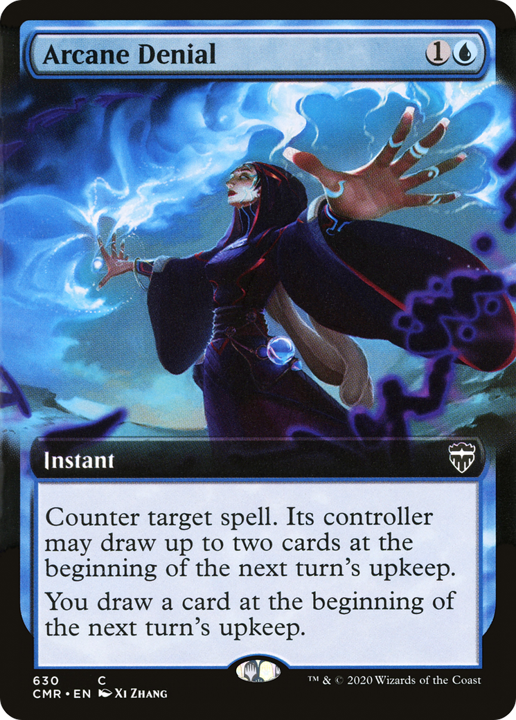 Image of Arcane Denial (Extended Art) (CMR-630) - Commander Legends: (Extended Art)