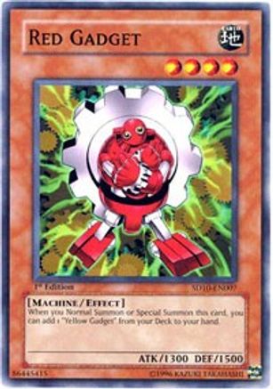 Image of Red Gadget (SD10-EN007) - Structure Deck: Machine Re-Volt Unlimited