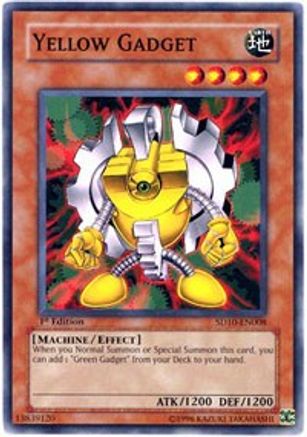 Image of Yellow Gadget (SD10-EN008) - Structure Deck: Machine Re-Volt Unlimited
