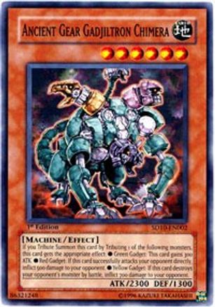 Image of Ancient Gear Gadjiltron Chimera (SD10-EN002) - Structure Deck: Machine Re-Volt Unlimited