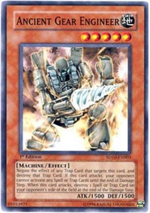 Image of Ancient Gear Engineer (SD10-EN003) - Structure Deck: Machine Re-Volt Unlimited