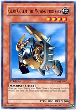 Image of Gear Golem the Moving Fortress (SD10-EN010) - Structure Deck: Machine Re-Volt 1st Edition