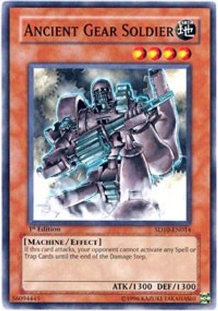 Image of Ancient Gear Soldier (SD10-EN014) - Structure Deck: Machine Re-Volt 1st Edition