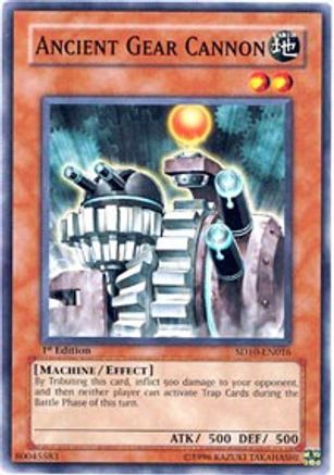 Image of Ancient Gear Cannon (SD10-EN016) - Structure Deck: Machine Re-Volt 1st Edition