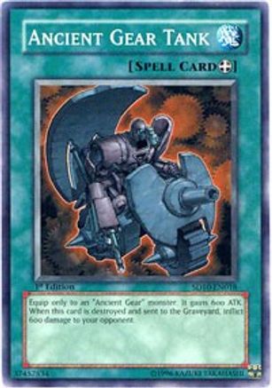 Image of Ancient Gear Tank (SD10-EN018) - Structure Deck: Machine Re-Volt Unlimited