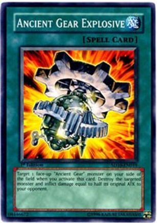 Image of Ancient Gear Explosive (SD10-EN019) - Structure Deck: Machine Re-Volt Unlimited