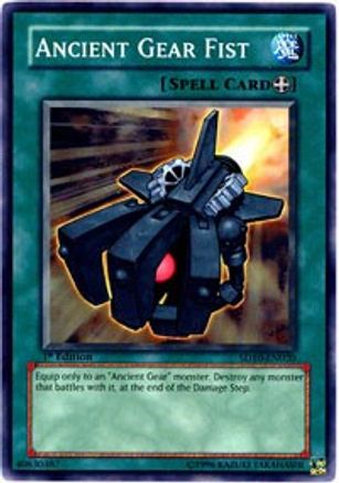 Image of Ancient Gear Fist (SD10-EN020) - Structure Deck: Machine Re-Volt Unlimited