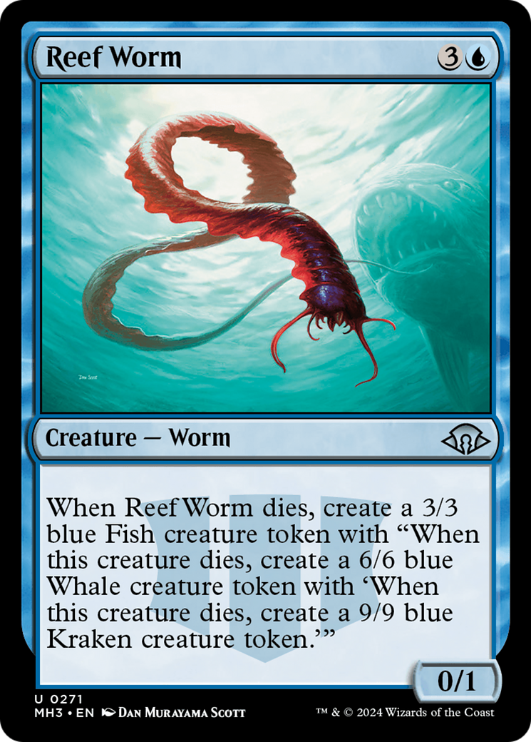 Image of Reef Worm (MH3-271) - Modern Horizons 3 Foil