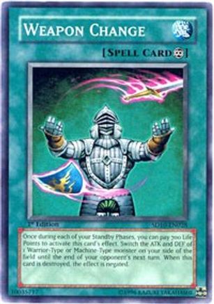 Image of Weapon Change (SD10-EN028) - Structure Deck: Machine Re-Volt Unlimited