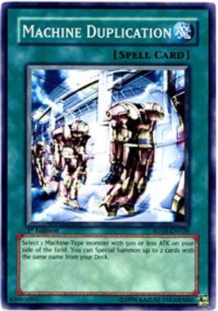 Image of Machine Duplication (SD10-EN029) - Structure Deck: Machine Re-Volt Unlimited