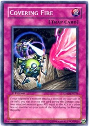 Image of Covering Fire (SD10-EN036) - Structure Deck: Machine Re-Volt Unlimited