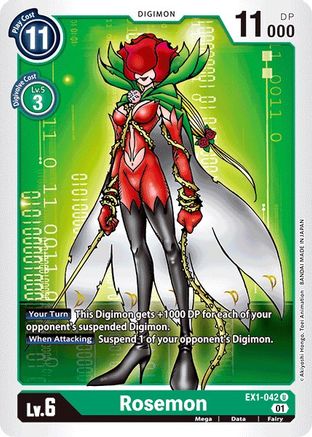Image of Rosemon (EX1-042) - Classic Collection