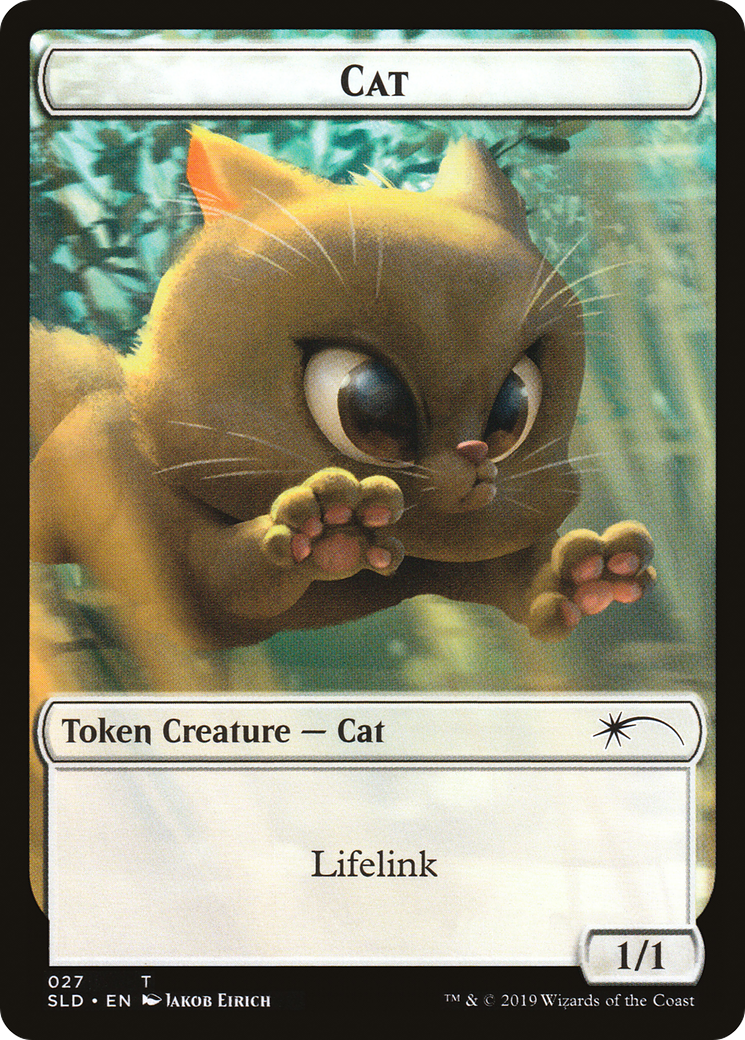 Image of Cat (027) // Cat (028) Double-sided Token (SLD-027) - Secret Lair Drop
