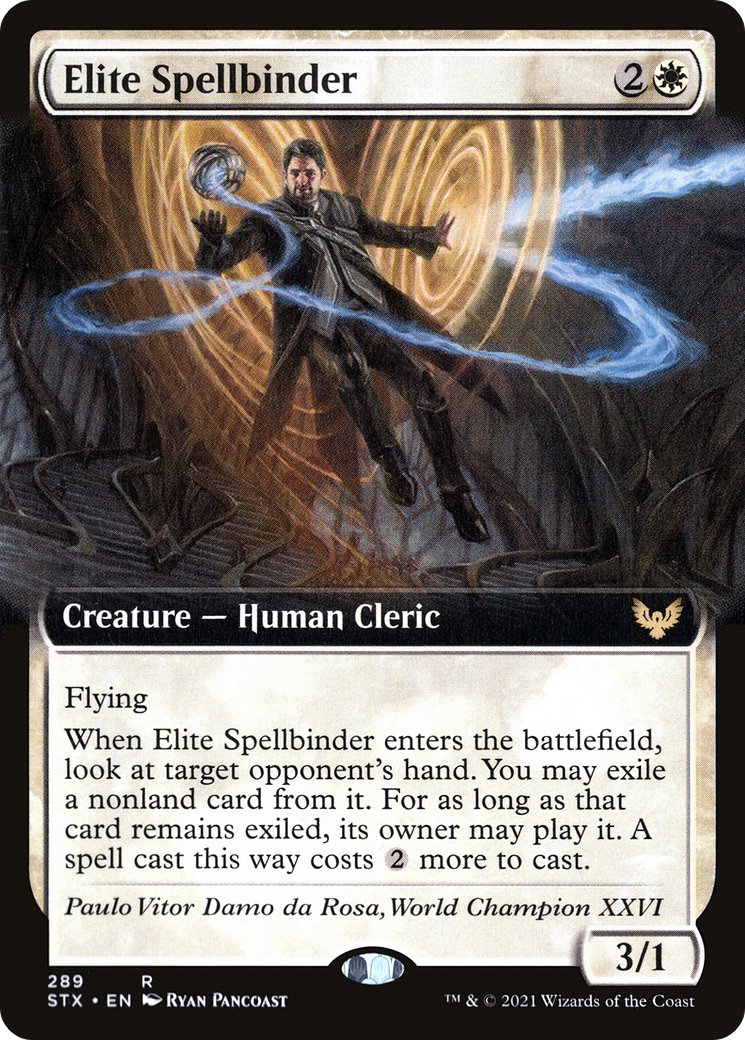 Image of Elite Spellbinder (Extended Art) (STX-289) - Strixhaven: School of Mages: (Extended Art) Foil