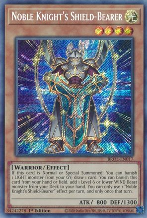 Image of Noble Knight's Shield-Bearer (BROL-EN017) - Brothers of Legend 1st Edition