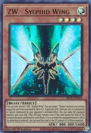 Image of ZW - Sylphid Wing (BROL-EN025) - Brothers of Legend 1st Edition
