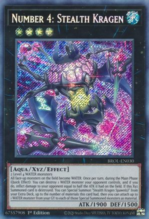 Image of Number 4: Stealth Kragen (BROL-EN030) - Brothers of Legend 1st Edition