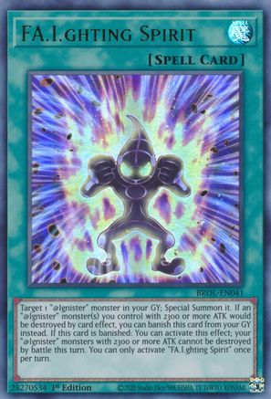 Image of FA.I.ghting Spirit (BROL-EN041) - Brothers of Legend 1st Edition