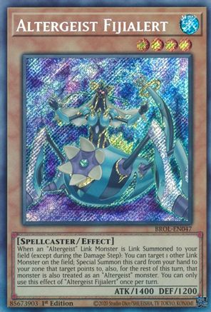 Image of Altergeist Fijialert (BROL-EN047) - Brothers of Legend 1st Edition