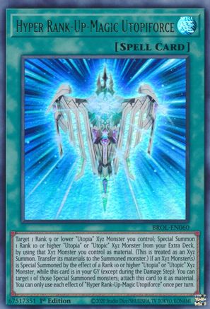 Image of Hyper Rank-Up-Magic Utopiforce (BROL-EN060) - Brothers of Legend 1st Edition
