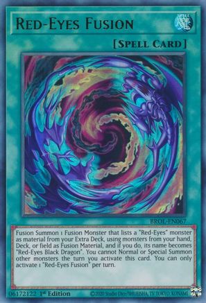 Image of Red-Eyes Fusion (BROL-EN067) - Brothers of Legend 1st Edition