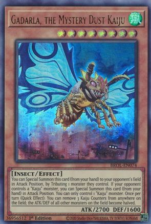Image of Gadarla, the Mystery Dust Kaiju (BROL-EN074) - Brothers of Legend 1st Edition