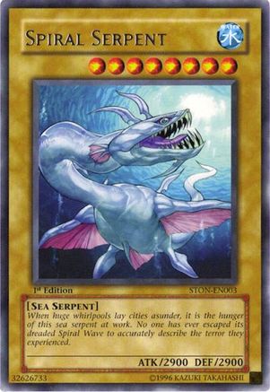 Image of Spiral Serpent (STON-EN003) - Strike of Neos 1st Edition