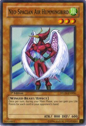 Image of Neo-Spacian Air Hummingbird (STON-EN004) - Strike of Neos 1st Edition