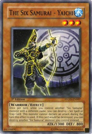 Image of The Six Samurai - Yaichi (STON-EN007) - Strike of Neos 1st Edition