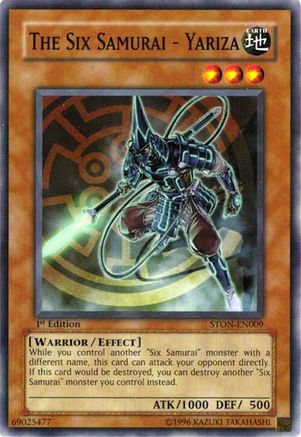 Image of The Six Samurai - Yariza (STON-EN009) - Strike of Neos 1st Edition
