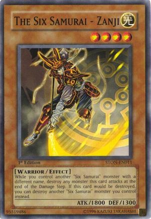 Image of The Six Samurai - Zanji (STON-EN011) - Strike of Neos 1st Edition