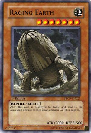 Image of Raging Earth (STON-EN027) - Strike of Neos 1st Edition