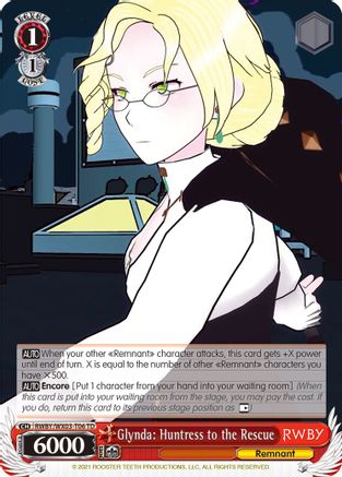Image of Glynda: Huntress to the Rescue (RWBY/WX03-T06 TD) - RWBY