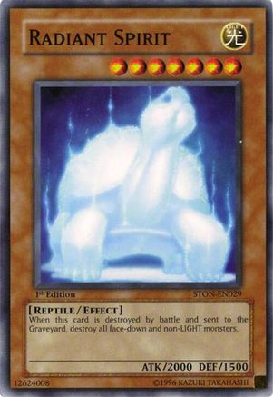 Image of Radiant Spirit (STON-EN029) - Strike of Neos 1st Edition