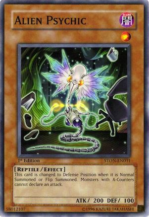 Image of Alien Psychic (STON-EN031) - Strike of Neos 1st Edition