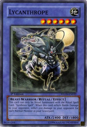 Image of Lycanthrope (STON-EN032) - Strike of Neos 1st Edition