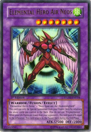 Image of Elemental Hero Air Neos (STON-EN034) - Strike of Neos Unlimited