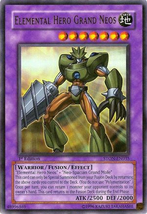 Image of Elemental Hero Grand Neos (STON-EN035) - Strike of Neos 1st Edition