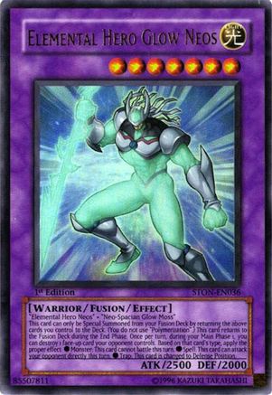 Image of Elemental Hero Glow Neos (STON-EN036) - Strike of Neos Unlimited