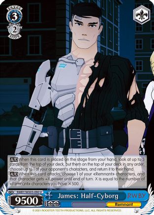 Image of James: Half-Cyborg (RWBY/WX03-090 U) - RWBY