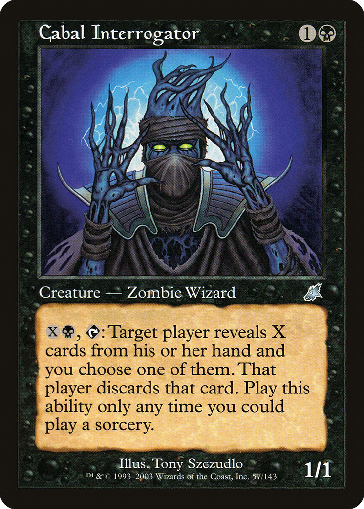 Image of Cabal Interrogator (SCG-057) - Scourge Foil