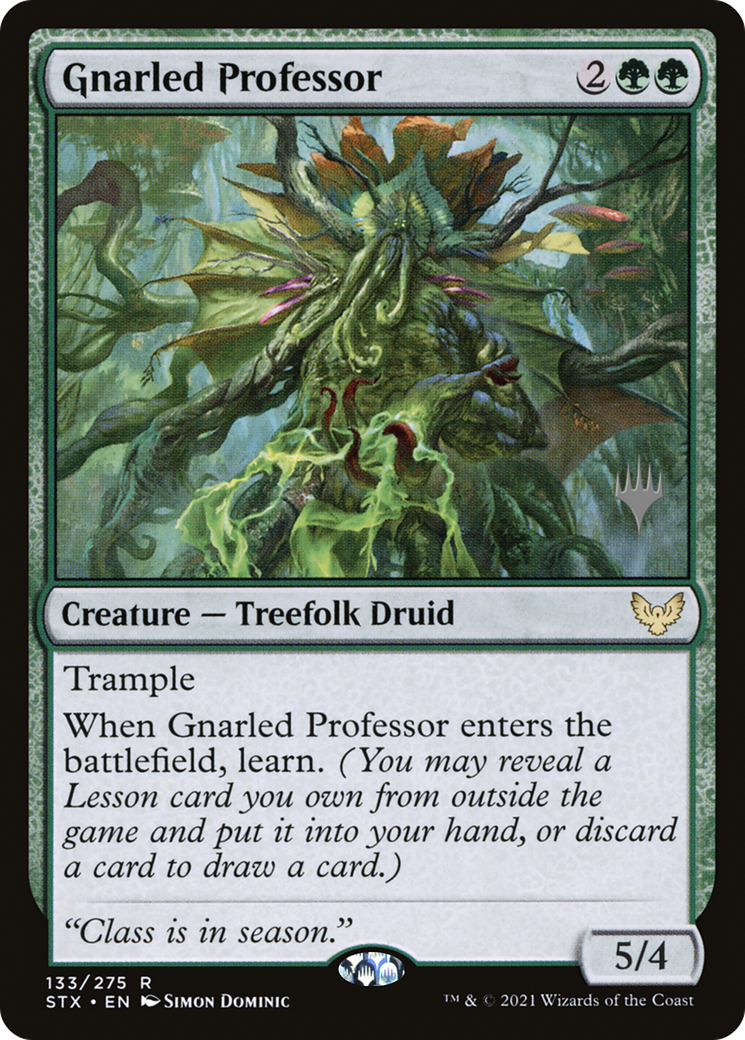 Image of Gnarled Professor (PPSTX-133P) - Strixhaven: School of Mages Promos Foil