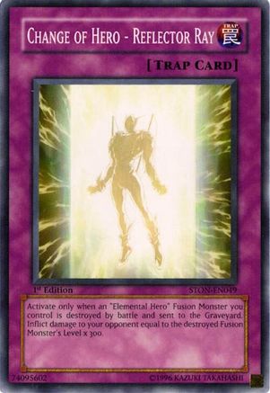 Image of Change of Hero - Reflector Ray (STON-EN049) - Strike of Neos Unlimited